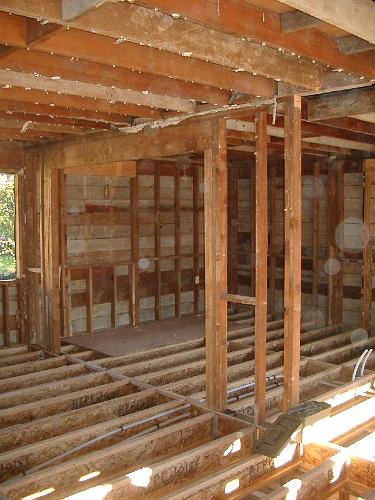 IMGP0991.JPG - The old garage and side room are becoming the bedrooms and bath for the children.  The floor level  has been raised.